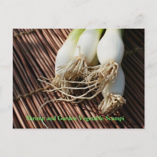 Postal Gambas y gambas con gambas (Anverso)