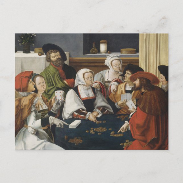 Postal Gambeleros de antaño (Anverso)