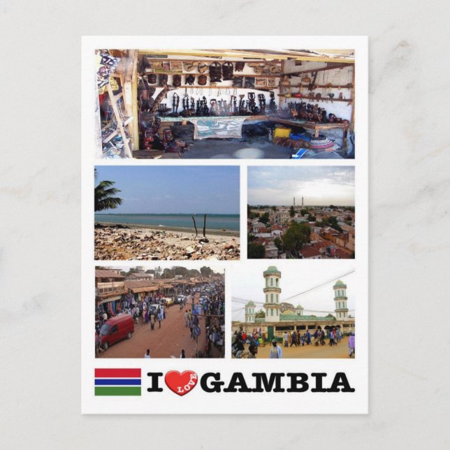 Postal Gambia - Amo - (Anverso)