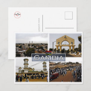 Postal Gambia - Mosaico -