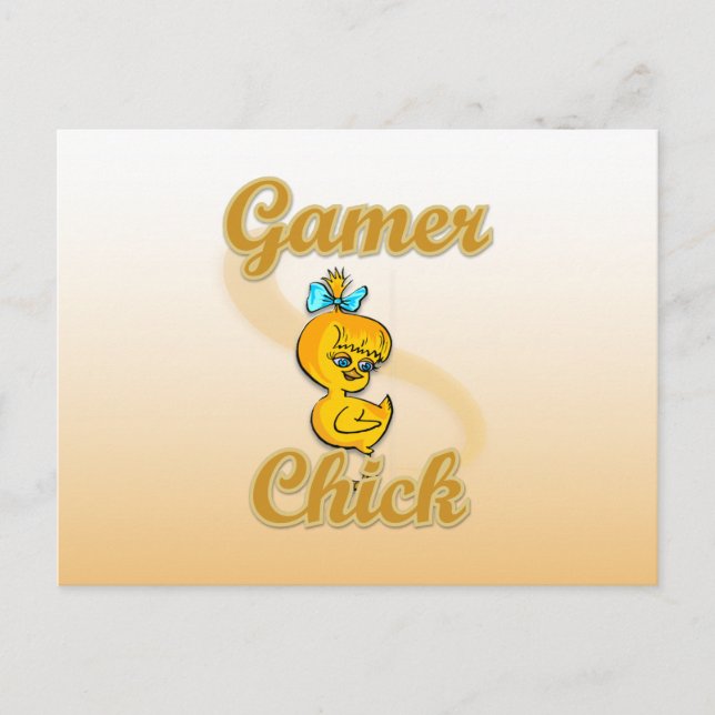 Postal Gamer Chick (Anverso)