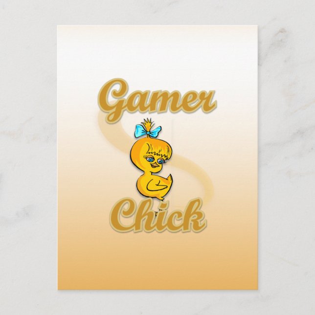 Postal Gamer Chick (Anverso)