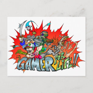 Postal Gamer para la vida