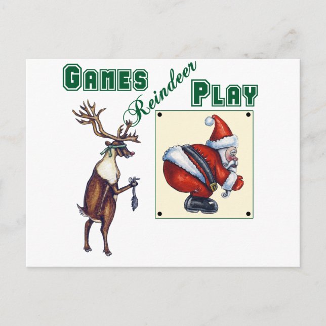 Postal Games Reindeer Play (Anverso)