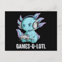 Gamesolotl Axolotl Video Gamer Kawaii Anime chicos