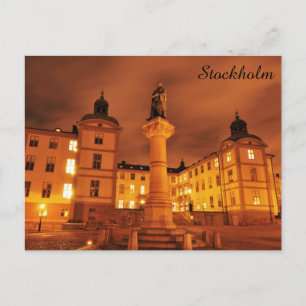 Postal Gamla Stan en Estocolmo, Suecia