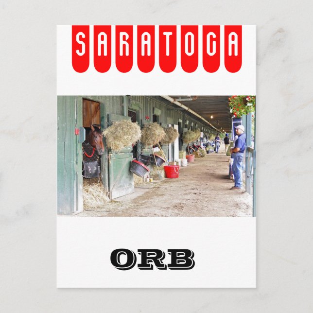 Postal Ganador de Derby "Orb" como de 2 años (Anverso)