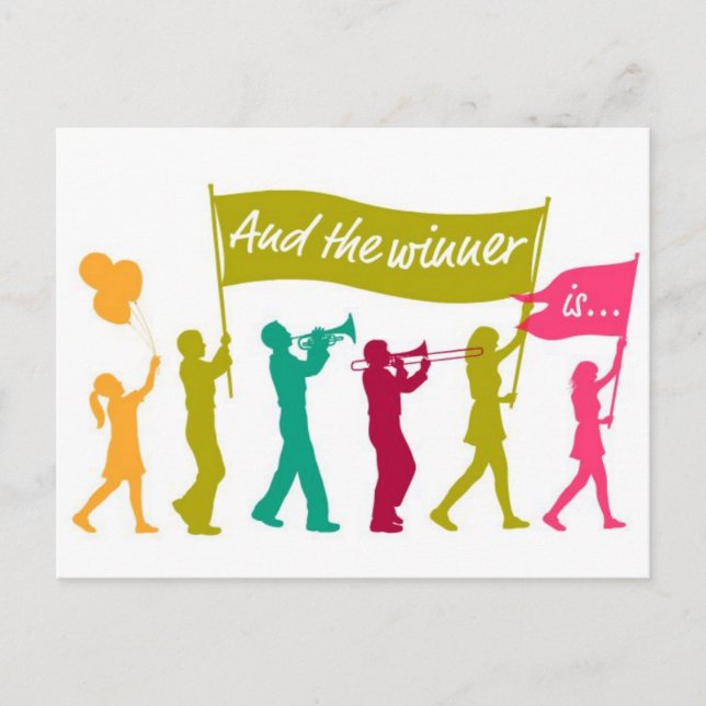 Postal Ganador del concurso (Anverso)