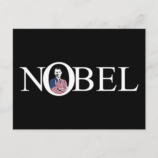 Postal Ganador del Premio Nobel — Barack Obama (Anverso)