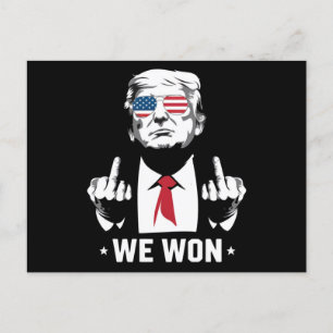 Postal Ganador Trump Ganamos Día de Inauguración 47