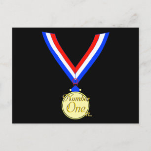 Postal Ganadora de medallas de oro número uno