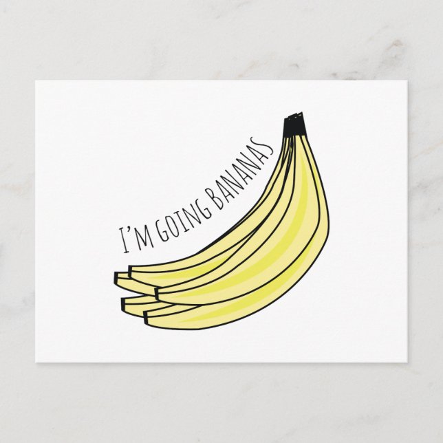 Postal Ganando bananas (Anverso)