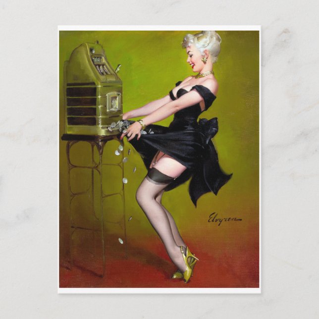 Postal Ganar Pin Up (Anverso)