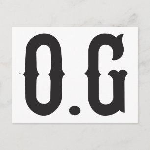 Postal Gancho original de O.G