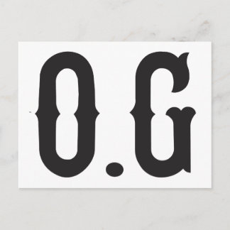 Postal Gancho original de O.G