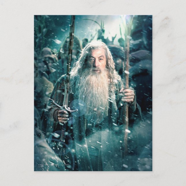 Postal Gandalf El Gris (Anverso)