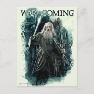 Postal Gandalf - Se acerca la guerra