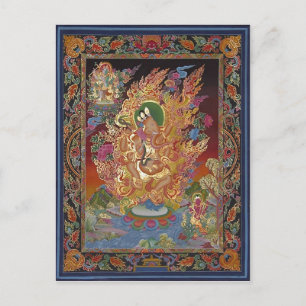 Postal ganesh con cuatro armas