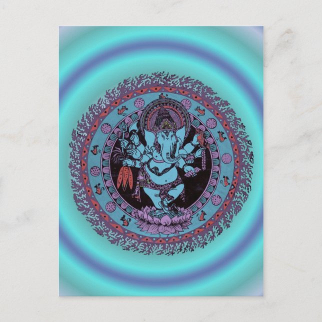 Postal Ganesh Dancer (Anverso)