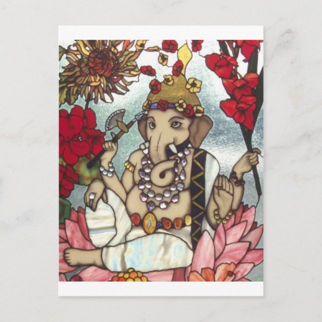 Postal GANESH GLASS STAINED 12 FEB 2014.jpg (Anverso)