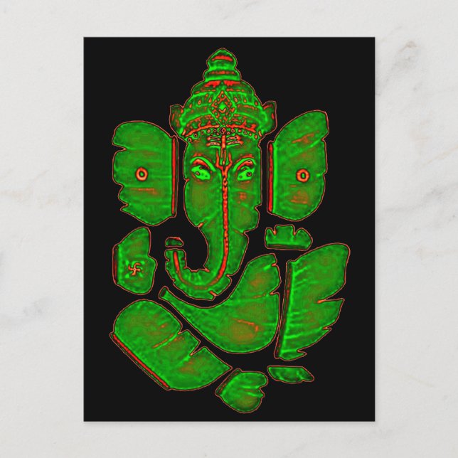POSTAL GANESH LEAF (Anverso)