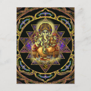 Postal Ganesh - Remover los obstáculos