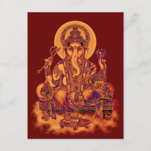 Postal Ganesh - Remover los obstáculos