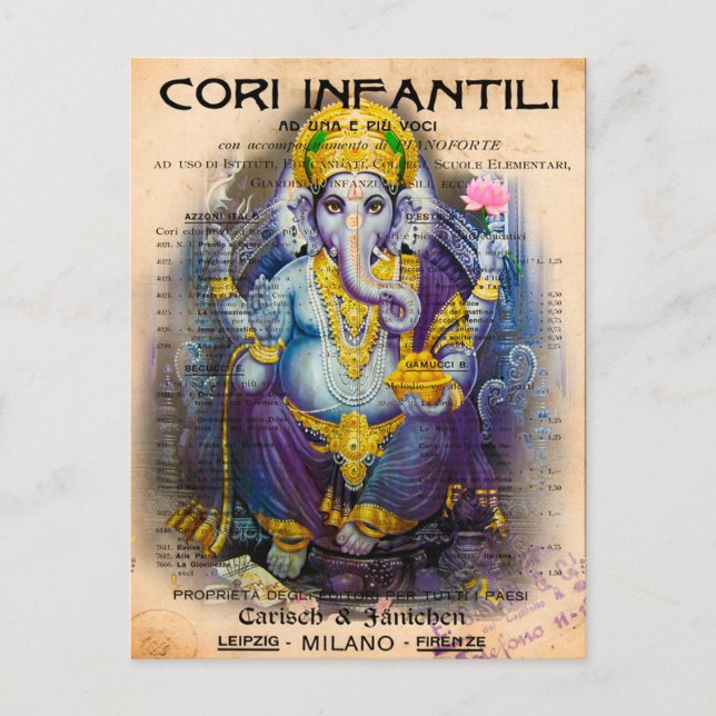 Postal Ganesha (Anverso)