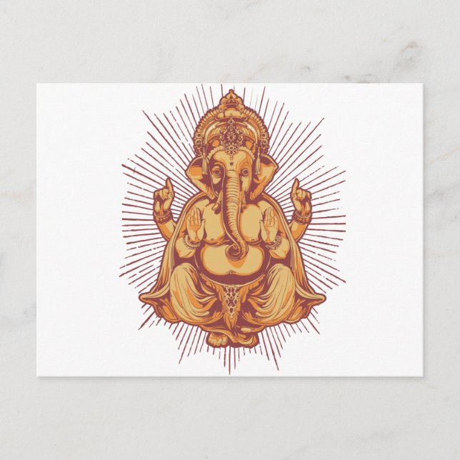 Postal Ganesha (Anverso)