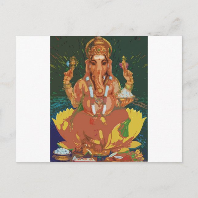 Postal Ganesha (Anverso)