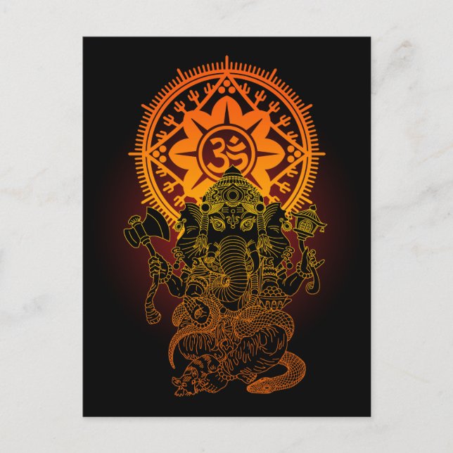 Postal Ganesha 02 (Anverso)