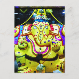 Postal Ganesha decorada