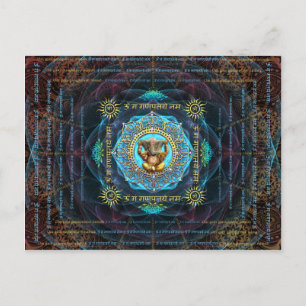 Postal Ganesha-Om Gam Ganapataye Namah