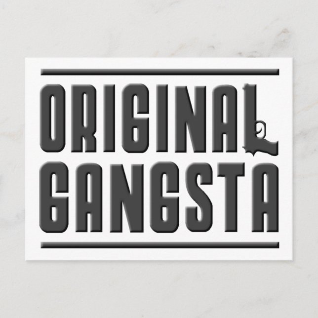 Postal Gangsta original (Anverso)