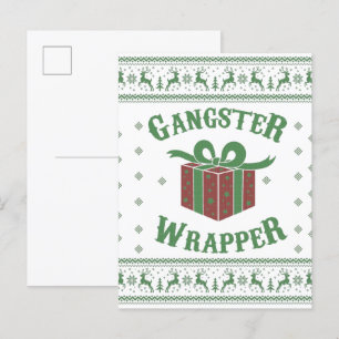 Postal Gangster Wrapper Ugly Sweater