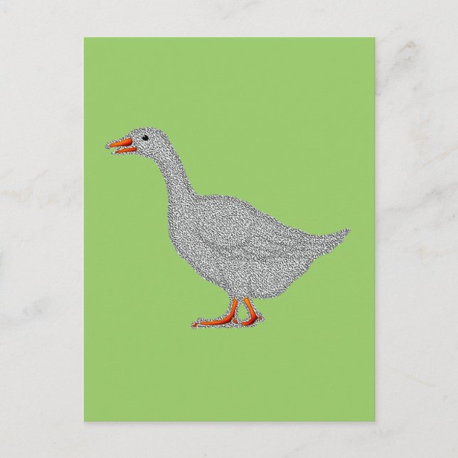 Postal Gans goose (Anverso)
