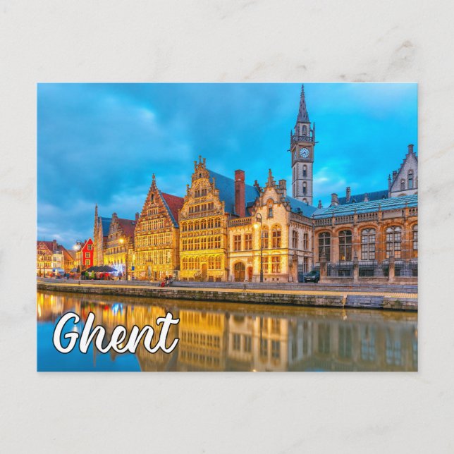 Postal Gante, Bélgica (Anverso)