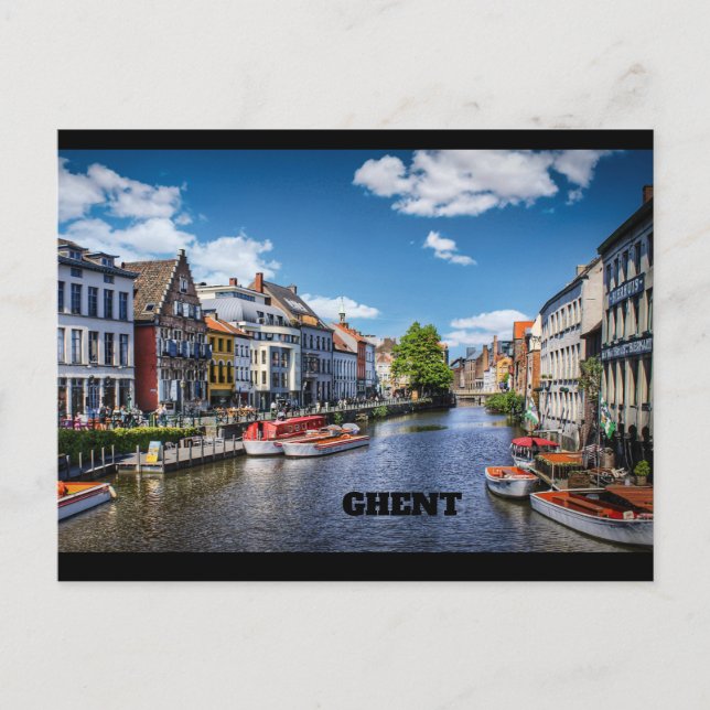 Postal Gante - Bélgica (Anverso)