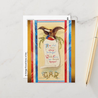 Postal GAR Postcard "Ni se debe olvidar su historia"