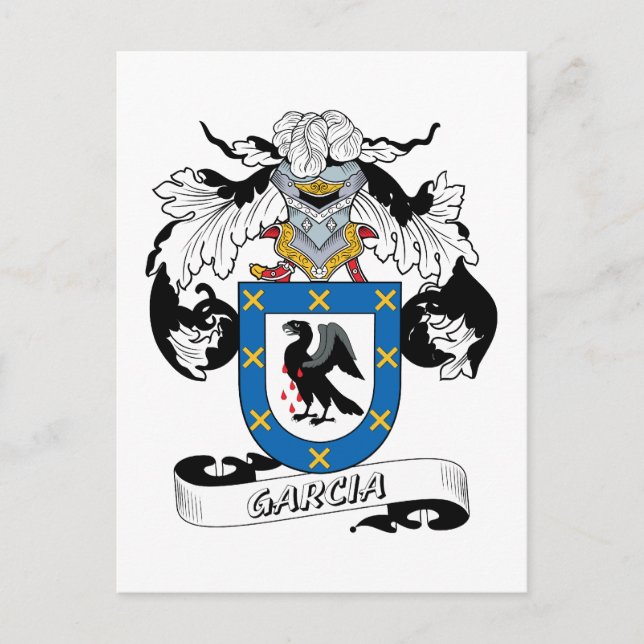 Postal Garcia Family Crest (Anverso)