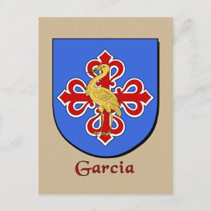 Postal Garcia Family Heraldic Shield