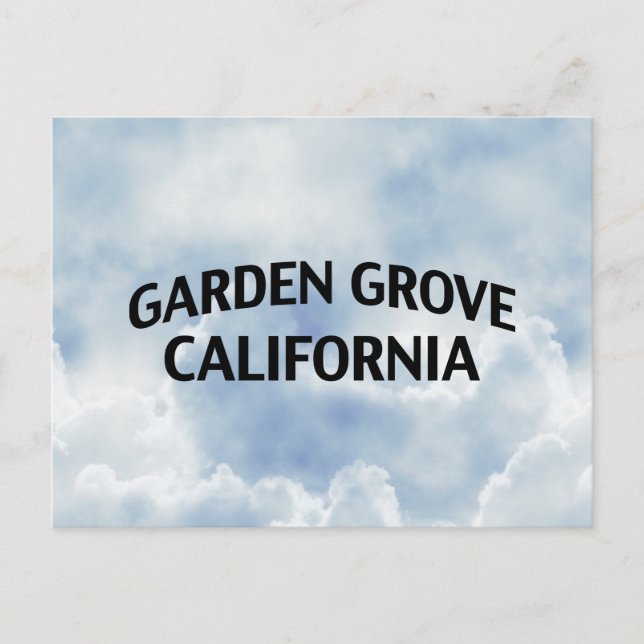 Postal Garden Grove California (Anverso)