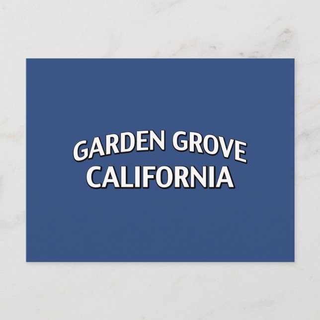 Postal Garden Grove California (Anverso)