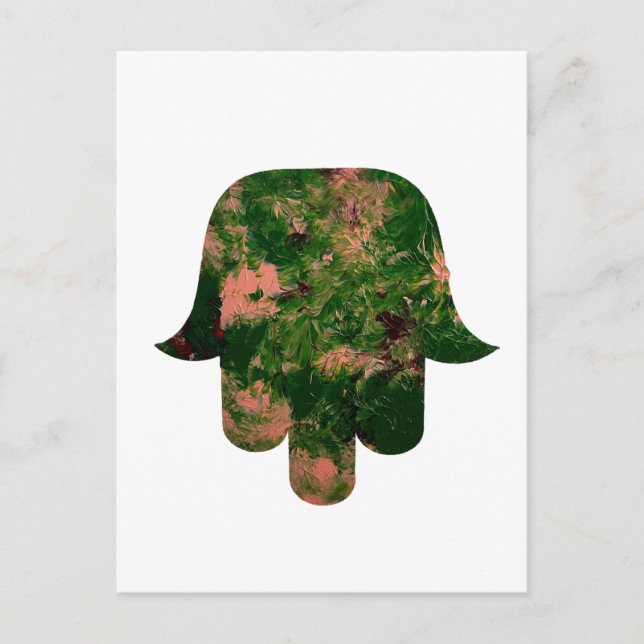 Postal Garden Hamsa Balloon Painting Studio Art  (Anverso)