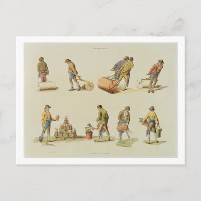 Postal Gardeners, vol.2, placa 97, de "Microcosm", prin (Anverso)
