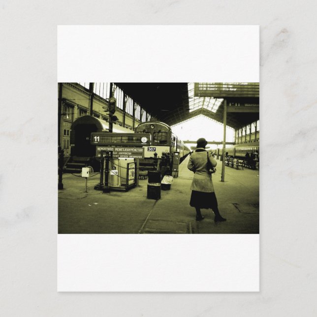 Postal gare Budapest (Anverso)