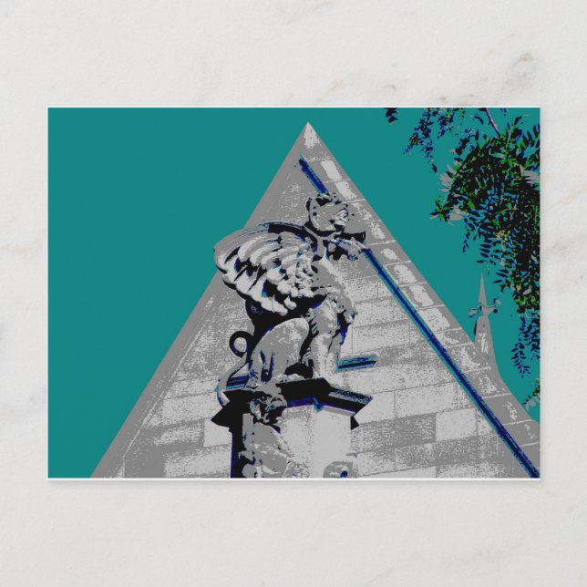 Postal Gargoyle en Cobb Gate (Anverso)
