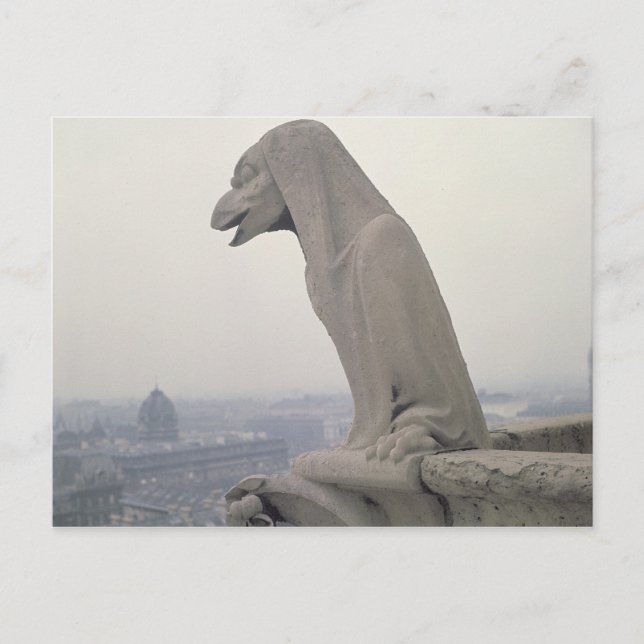 Postal Gargoyle en la barandilla del Grande (Anverso)