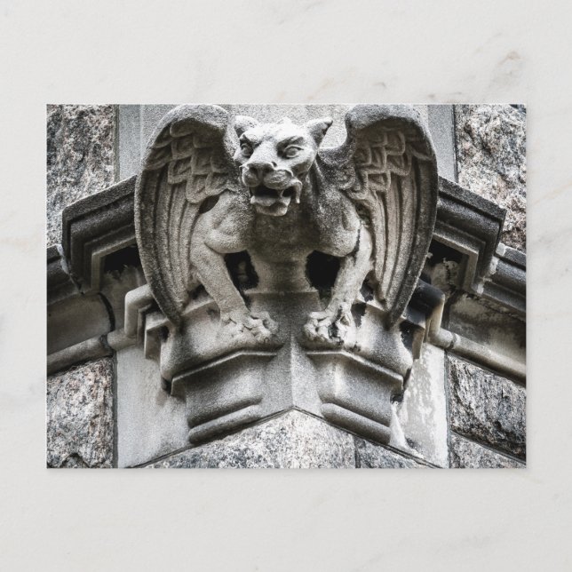 Postal Gargoyle Postcard (Anverso)