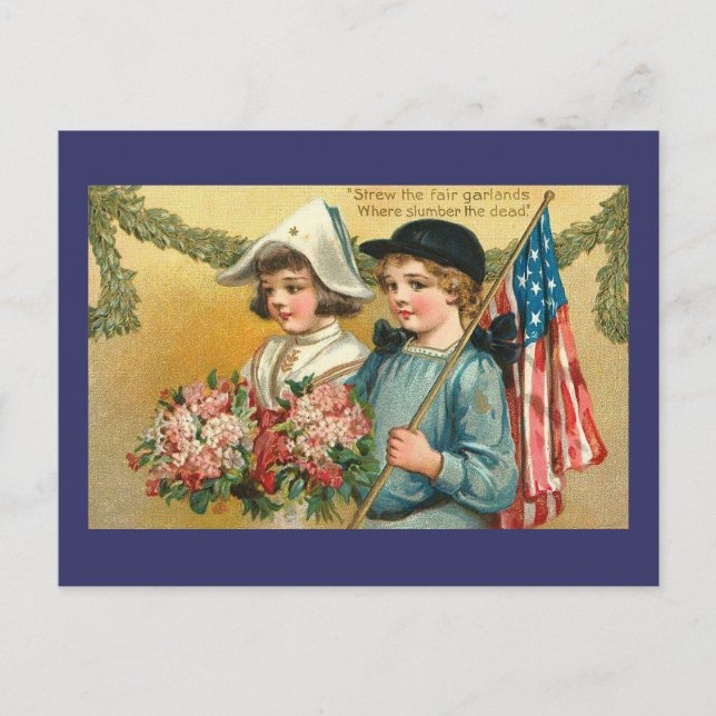 Postal Garlands Vintage Americana (Anverso)